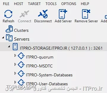 تنظیمات Shared Storage برای راه اندازی کلاسترینگ