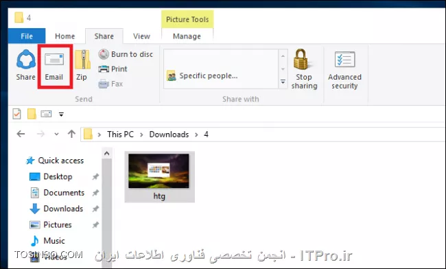 قابلیت Share در ویندوز 10 چیست و ما چگونه می توانیم از آن استفاده کنیم