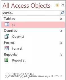 آموزش اکسس 2016 (Access) قسمت 10 :  کار با جداول 