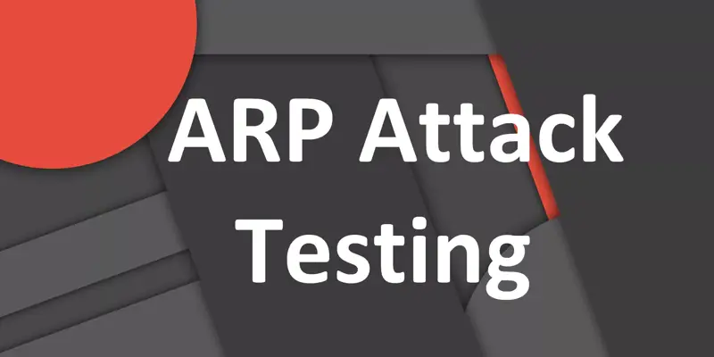 آموزش تست امنیت روتر و سویچ شبکه داخلی با ARP