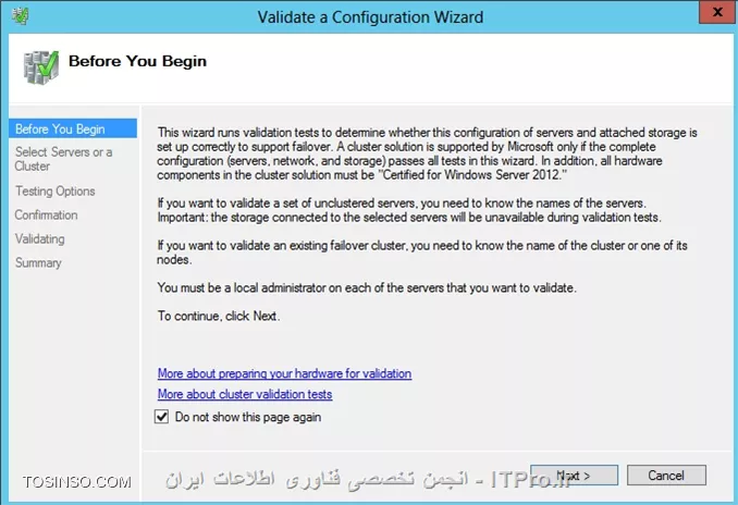 آموزش راه اندای Failover Clustering در ویندوز سرور 2012 و SQL سرور