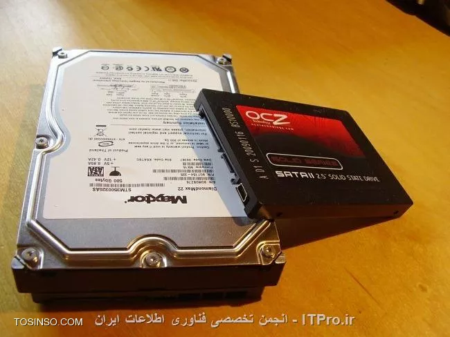 تصویر ششم تفاوت هارد دیسک های SSD و Magnatic