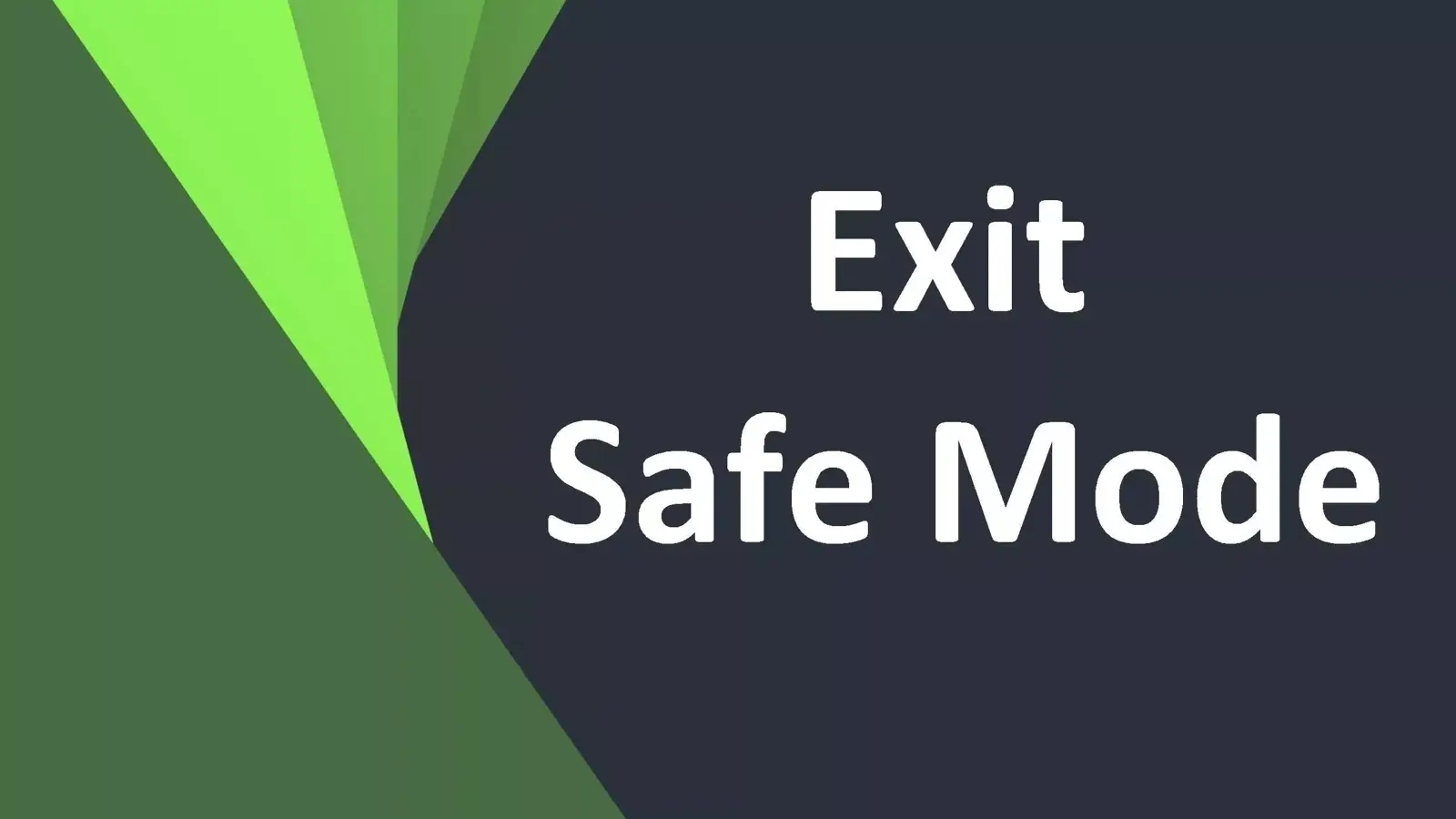 آموزش رفع مشکل خارج نشدن از Safe Mode در ویندوز
