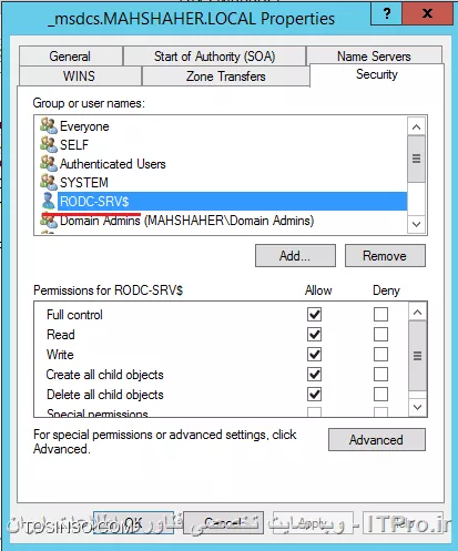 Deploy کردن Read Only Domain Controller در قسمت Perimeter Network  شبکه