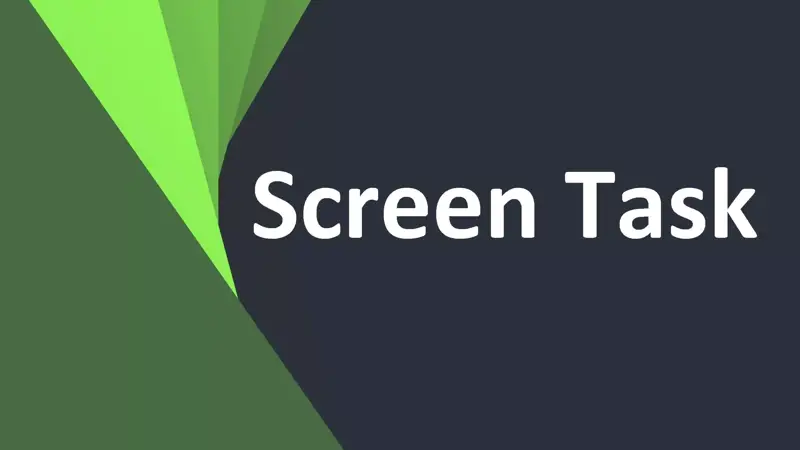 Screen Task ابزاری برای اشتراک گذاری صفحه دسکتاپ در شبکه با HTTP