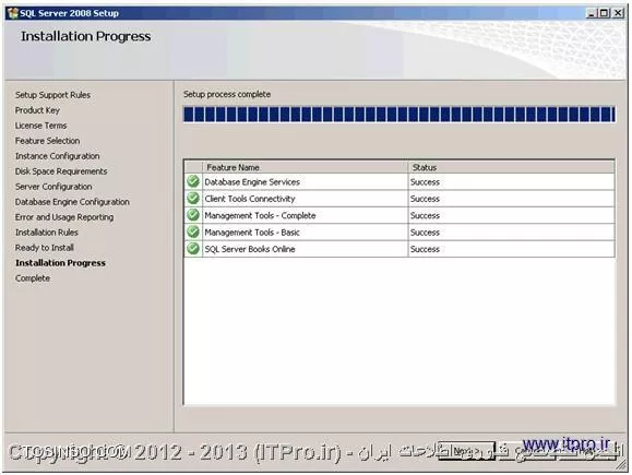 آموزش تصویری نصب SQL Server