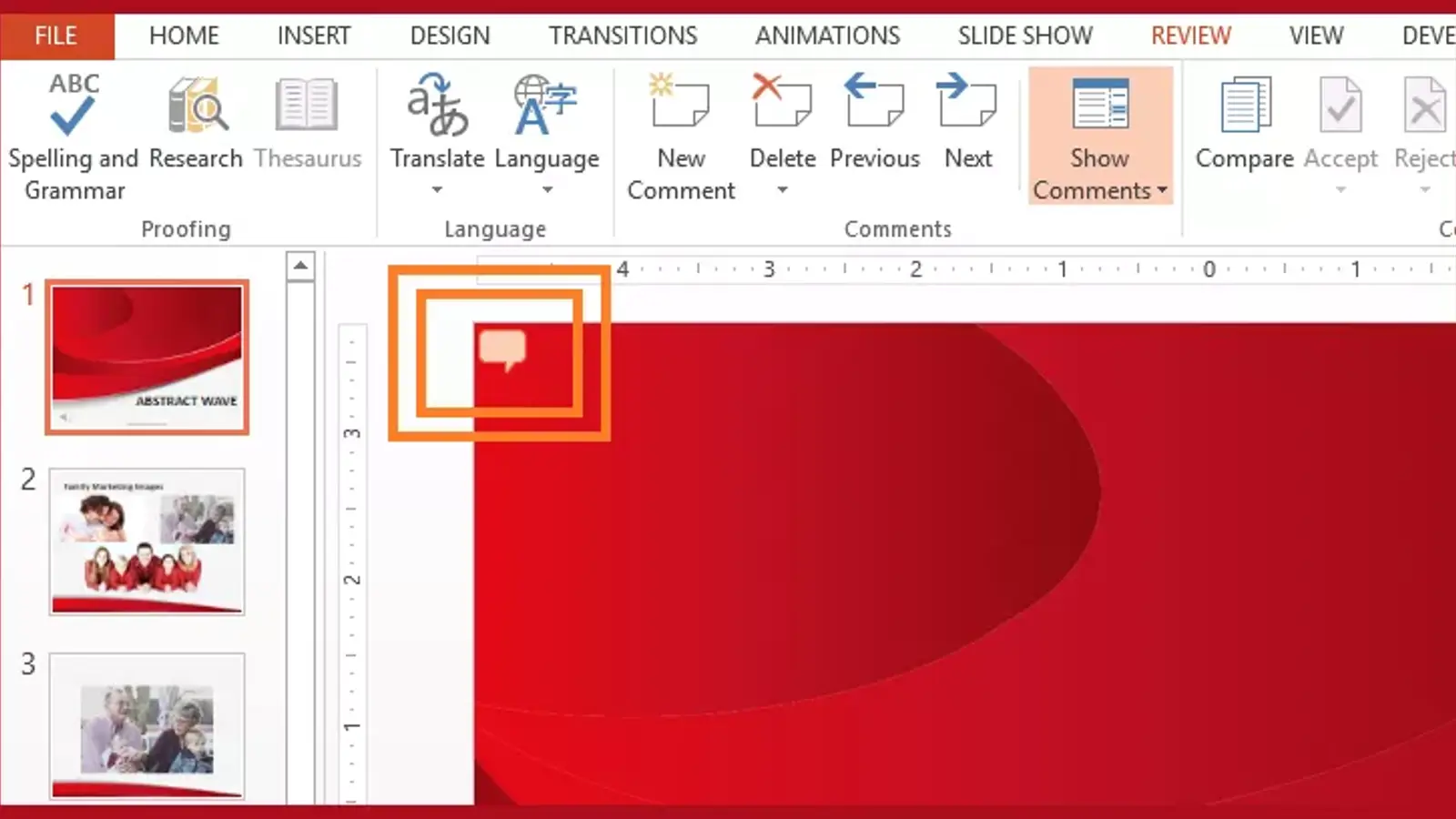 استفاده از بخش Comments در پاورپوینت برای بهبود ارائه ها