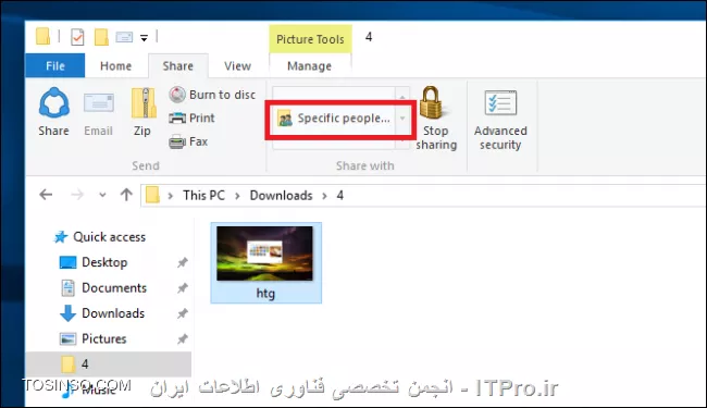 قابلیت Share در ویندوز 10 چیست و ما چگونه می توانیم از آن استفاده کنیم