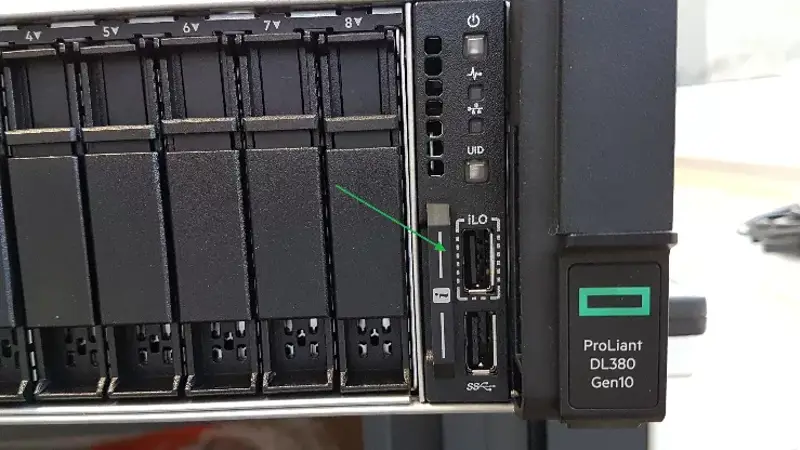 استفاده از HPE ILO SERVICE PORT