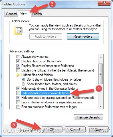با تشکر اضافه و تکمیل میکنم ، شما قبل از انجام این کار باید به آدرس زیر رفته و تیک مربوط به گزینه (hide extensions for known file types )فعال شدن *|پسوند فایل ها::https://tosinso.com/articles/24172/%d8%a2%d8%b4%d9%86%d8%a7%db%8c%db%8c-%d8%a8%d8%a7-%d8%a7%d9%86%d9%88%d8%a7%d8%b9-%d9%be%d8%b3%d9%88%d9%86%d8%af-%d9%81%d8%a7%db%8c%d9%84-(File-Extension)-%d8%a8%d9%87-%d8%b2%d8%a8%d8%a7%d9%86-%d8%b3%d8%a7%d8%af%d9%87|* رو بردارید که اگر این کار رو نکنید کل این مطلب برای شما نامفهوم خواهد بود
||http://icdl.tosinso.com/files/get/85d60f7f-1390-4a88-96f8-31e0923c8a31||
||http://icdl.tosinso.com/files/get/d9b32e08-7062-4c85-b173-49162a634645||
ضمناً این کار فقط برای این هست که اگر فایل APK رو دانلود کردید بتونید اونو از Zip به APK تبدیل کنید که اکثر وبسایت ها برای راحتی کارخودشون این کار رو میکنند و اصلاً توضیحی نمیدن که کاربر محترم پس از دانلود بیا پسوند رو عوض کن به هر حال یادتون باشه این کار اصلاً و ابداً ربطی به Convert کردن یک فایل نیست مثلاً نمیتونید یک Gif رو به یک JPG یا یک Text رو به DOC تبدیل کنید چون ماهیت فایل همون چیزی هست که تولید شده مگر اینکه با نرم افزار های *|Convertor ::http://icdl.tosinso.com/tools/5214|*بیایید و این ماهیت رو تغییر بدید.
با تشکر
