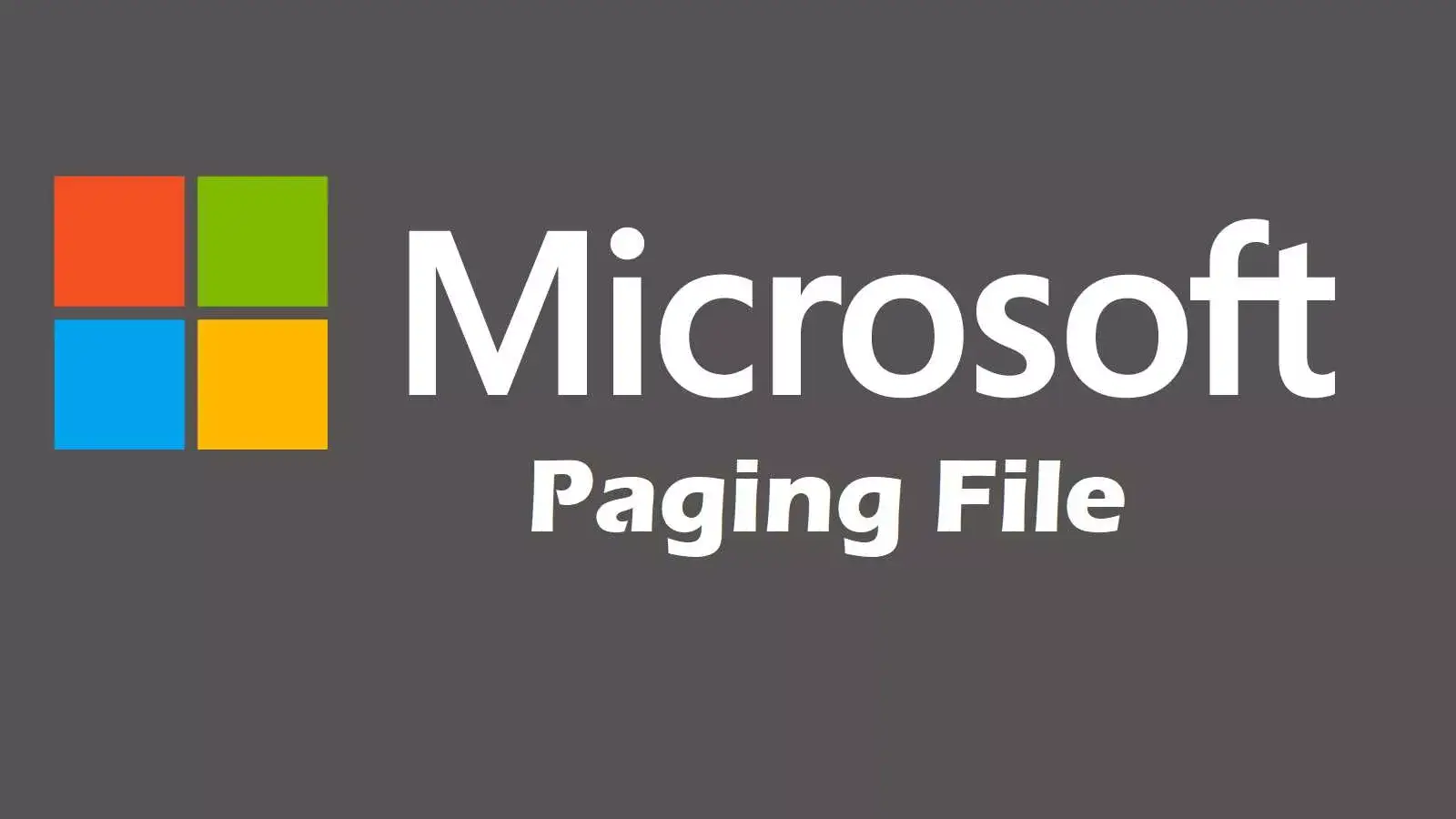 pageFile چیست و چگونه اندازه و محل آن را تغییر بدهیم ؟