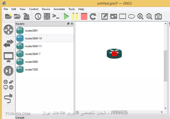 با سلام و احترام
امکان کانفیگ دیوایسهای موجود در GNS3 وجود ندارد.لطفا راهنمایی کنید
||http://tosinso.com/files/get/db36ec90-9f68-4db3-b0a3-2a50c83ae32b||