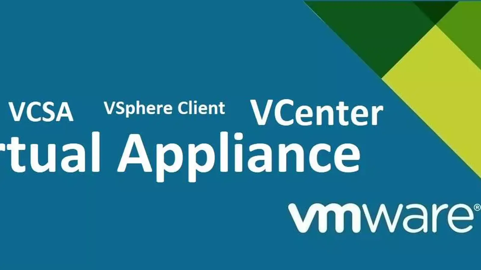 تفاوت VCenter ، VCSA و Virtual Appliance در VMware چیست؟