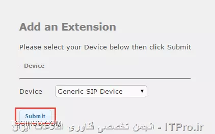 سلام خدمت ITPro های عزیز ، امروز یکی از دوستام ازم خواست که یک داخلی در VoIP که داشت اضافه کنم VoIP که داشت با Elastix راه اندازی شده بود و من با یکم سرچ پیدا کردم و براش اضافه کردم این آموزش رو برای شما عزیزان قرار می دهم امیدوارم لذت ببرید.
1.برای این کار IP سرور Elastix را در مرورگر وارد کرده و پس از نمایش پنجره لاگین به Elastix نام کاربری و رمز عبور خود را مانند تصویر زیر وارد کنید.
||http://tosinso.com/files/get/11bd0115-cb4d-4fbc-b806-ca79d3a5edfb||
2.پس از ورود به محیط کاربری Elastix به منوی PBX بروید.
||http://tosinso.com/files/get/739713e1-5ffb-4677-b21f-a1739ef4201e||
3.از سمت چپ روی گزینه Extensions کلیک کنید.
||http://tosinso.com/files/get/06369769-ac69-4d05-91d1-b43e61900525||
4.از سمت راست در گزینه ها SIP را انتخاب کنید.
||http://tosinso.com/files/get/bbf4bb62-b853-43c5-a487-55cd828fb41a||
5.روی Submit کلیک کنید.
||http://tosinso.com/files/get/dc9b2054-3b43-4e32-8a0f-60f2daa2b834||
6.در قسمت User Extension شماره داخلی و در بخش Display Name نام کاربر را وارد نمایید.
||http://tosinso.com/files/get/db71b374-9a60-4f44-a22e-aaaf4a34f9a6||
7.در قسمت Secret رمز عبور کاربر داخلی برای Register شدن را وارد کنید.
||http://tosinso.com/files/get/1ee85858-7f55-4d57-b732-e0e694e6740d||
8.سپس در پایین ترین بخش روی Submit کلیک کنید.
||http://tosinso.com/files/get/f08063f9-76a5-4bfb-b59e-9439997d1c32||
9.پس از Submit در سمت راست داخلی اضافه می شود.
||http://tosinso.com/files/get/96706b3d-4329-4380-ad9c-83740b2cc18c||
10.در آخرین بخش روی گزینه Apply Config کایک کنید.
||http://tosinso.com/files/get/7ed55b09-b64a-4ae3-8662-5bc65cb978fa||
تبریک می گم داخلی ساخته شد و لازم که برید روی گوشی یا نرم افزار های مربوط به VoIP ان را Register کنید.
موفق باشید
ITPro باشید

نویسنده : محمد جواد صبری
منبع : |جزیره ویپ وب سایت توسینسو::https://tosinso.com/network|
هرگونه نشر و کپی برداری بدون ذکر منبع و نام نویسنده دارای اشکال اخلاقی است