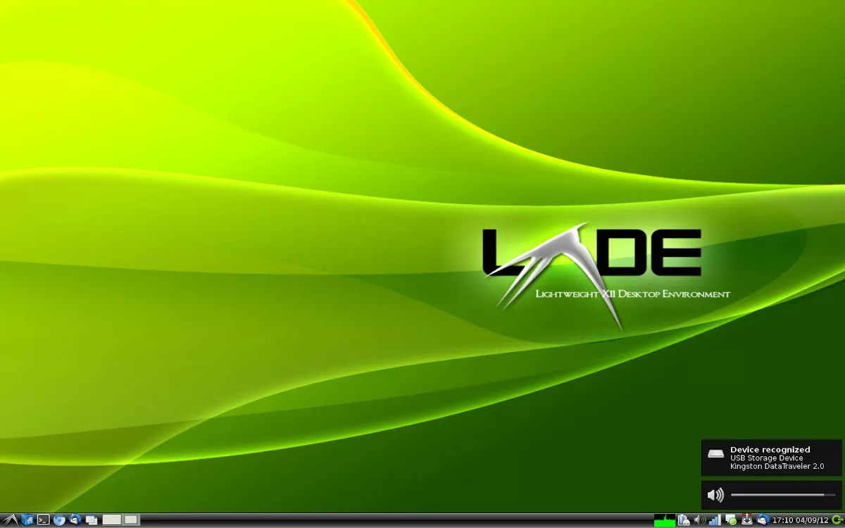 دسکتاپ  LXDE  در لینوکس