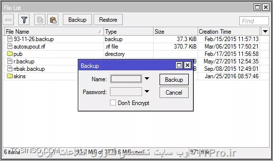Backup