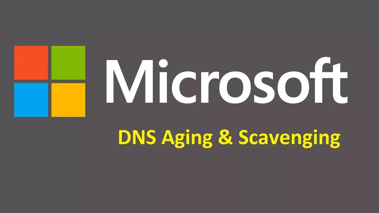 کاربرد Aging and Scavenging در DNS چیست؟