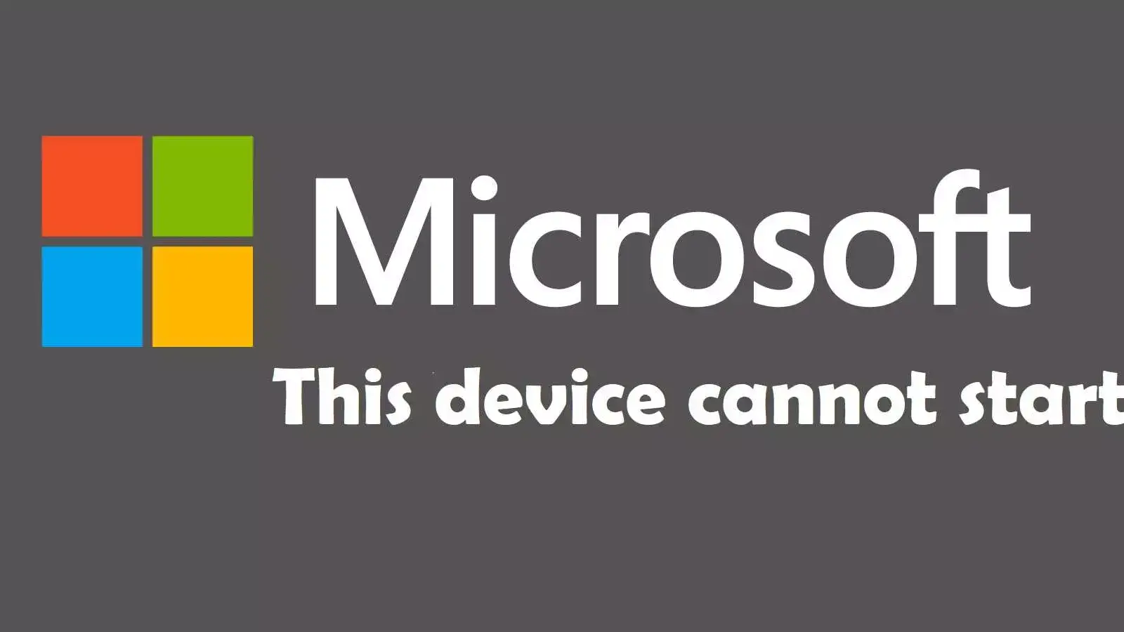 آموزش رفع خطای This device cannot start به 9 روش مختلف