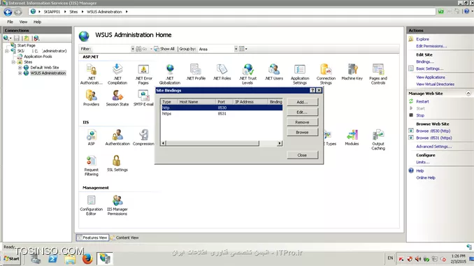 با سلام
در تکمیل توضیحات دوستمون آقای باقری باید عرض کنم سه راه برای راه اندازی وب سایت بر روی یک سرور وجود دارد.
1- اختصاص IP های متفاوت به سرور و اختصاص هر یک به وب سایت
2- استفاده از پورت های مختلف برای وب سایت ها
3- استفاده از فیلد Host Name  برای سایت ها

در روش سوم شما با اختصاص یک Host Name به سایت ها این امکان رو بوجود می آورید که سرور درخواست هایی را که دریافت می کند را بر اساس مقداری که در فیلد مربوط به Host Name بسته می باشد تحویل سایت مربوطه می دهد.

مراحل مربوط به انجام تنظیمات Host Name برای سایت هایی رو که ایجاد کرده اید رو می توانید در تصاویر زیر مشاهده کنید.
فقط با توجه به توضیح آقای باقری شما در DNS رکوردهای مربوط به هر Host Name رو رایجاد کنید.

||http://network.tosinso.com/files/get/ed814881-cbf7-4f19-a85e-ca179add60ac||
||http://network.tosinso.com/files/get/e19b1ef9-ae9a-4ef9-a4db-8773a4f4a37c||

||http://network.tosinso.com/files/get/265ea838-30c7-4ac0-aab2-0c3a8419d89c||

 