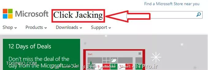 click jacking یا دزدی کلیک