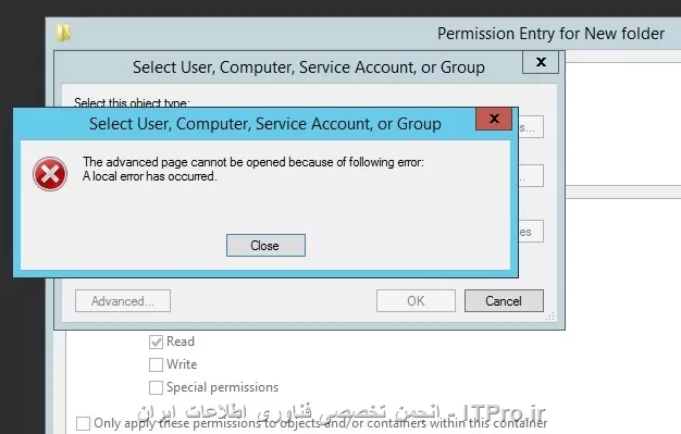 متن پیغام ارور : 
the advanced page cannot be opened because of following error: 
a local error has occurred.
||http://network.tosinso.com/files/get/e2a66928-f925-4bf6-b38d-6499a3280bc4||