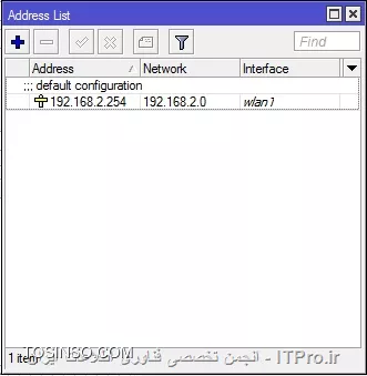 سلام ، یک اکسس پوینت میکروتیک دارم که دو تا مشکل باهاش دارم اونم اینکه با توجه به اینکه آی پی گرفته ولی نه پینگ میشه و نه صفحه وب براش باز میشه فقط میشه از طریق Winbox با مک آدرس بهش وصل شد میشه بگید مشکلش کجاست؟ در میکروتیک ریست فکتوری شده است

||http://tosinso.com/files/get/b3b80794-dde7-43ac-b84f-71c009fd2353||

||http://tosinso.com/files/get/e2a88355-0b63-41e8-90c7-a652911dec46||
