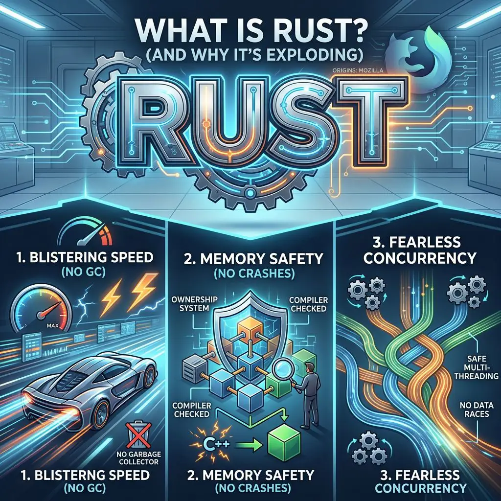 اصلاً Rust چی هست و از کجا اومد؟