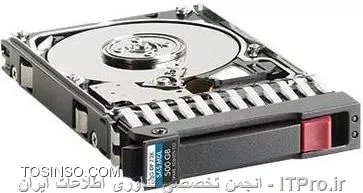 نمونه هارد ديسك SAS