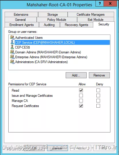 آموزش جامع PKI در مایکروسافت و Active Directory Certificate Services : قسمت پانزدهم ( پایانی )