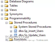 باسلام
من دوتا stored procedure در sql server 2012 ساختم مطابق شکل زیر:
||https://tosinso.com/files/get/e460f0c9-3be9-47b8-8164-3ae34f375377||
و این دو تا stored procedure در ویژوال استودیو در قسمت Model Browser نمایش داده میشه مطابق شکل زیر:
||https://tosinso.com/files/get/5ff1ea77-8ea1-404f-87a8-b879212ad501||
ولی فقط دستور sp_insert_users در قسمت کد نویسی ویژوال نمایش داده میشه مطابق شکل زیر:
||https://tosinso.com/files/get/76ea30df-6940-40a1-ab5b-fe733318d60d||
لطفا راهنمایی فرمایید علت این مشکل چیه و چه باید کرد؟