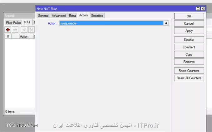 سلام
فقط کافیه در قسمت NAT  مثل عکس عمل کنید :
||http://network.tosinso.com/files/get/e4956659-7c1e-4079-90c8-666ea36b340c||
