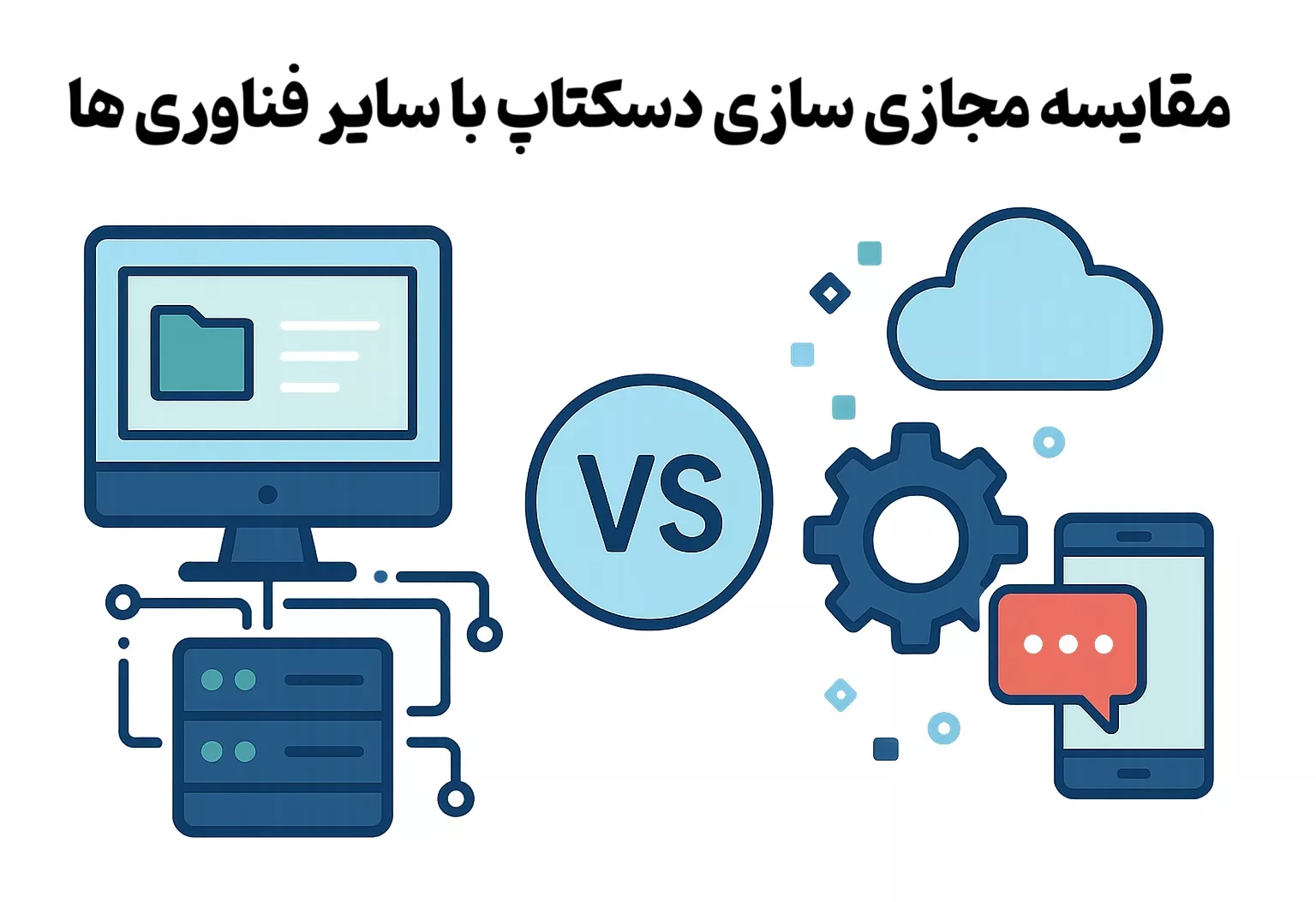 مقایسه مجازی سازی دسکتاپ با سایر فناوری ها