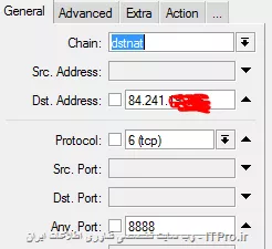 با سلام و خسته نباشید
من در یک شرکت به کاربران با استفاده از Connection PPPOE در میکروتیک، اینترنت دادم.
حال بر روی یکی از سیستم ها سرویس CRM داریم قبل از اینکه Mikrotik داشته باشیم برای ارتباط از بیرون در تنظیمات MODEM من port forwarding انجام دادم و همه چیز درست بود.اما با ورود میکروتیک دیگر از بیرون امکان اتصال به CRM را نداریم.من میخواستم بدونم باید روی میکروتیک و یا Modem چه تنظیماتی انجام بدم؟
من چند تا متن فارسی (حتی از سایت Itpro) و انگلیسی دیدم ولی ارتباط برقرار نشد یک عکسم از DHCP Server میکروتیک می ذارم ممنون میشم راهنماییم کنید.
با تشکر
||https://tosinso.com/files/get/c5e85b74-f5a7-4abb-9966-861a7dcebaaf||
||https://tosinso.com/files/get/e4f28198-df17-4bf9-842e-45c576f2de4d||
||https://tosinso.com/files/get/afb531e5-6c41-4f12-87c6-046c77badaf0||