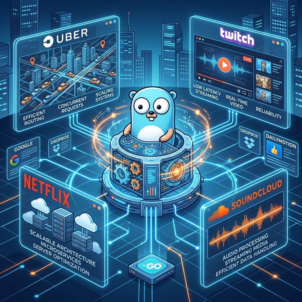 چه پلتفرم هایی از Golang استفاده میکنن؟