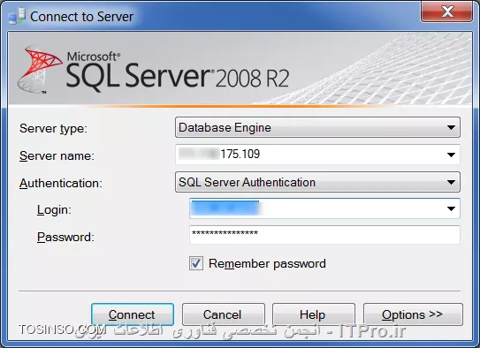 ایجاد کردن کاربر در SQL سرور 2008