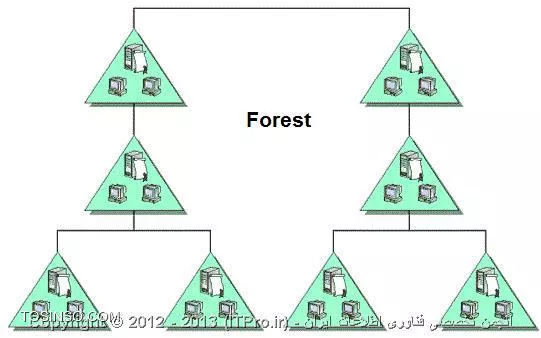مفهوم Forest در اکتیودایرکتوری