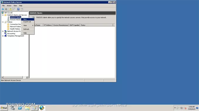 استفاده از Active Directory به عنوان Radius server برای تجهیزات سیسکو 