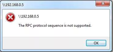 تصویر خطا 2 به هنگام فراخوانی کلاینت ها