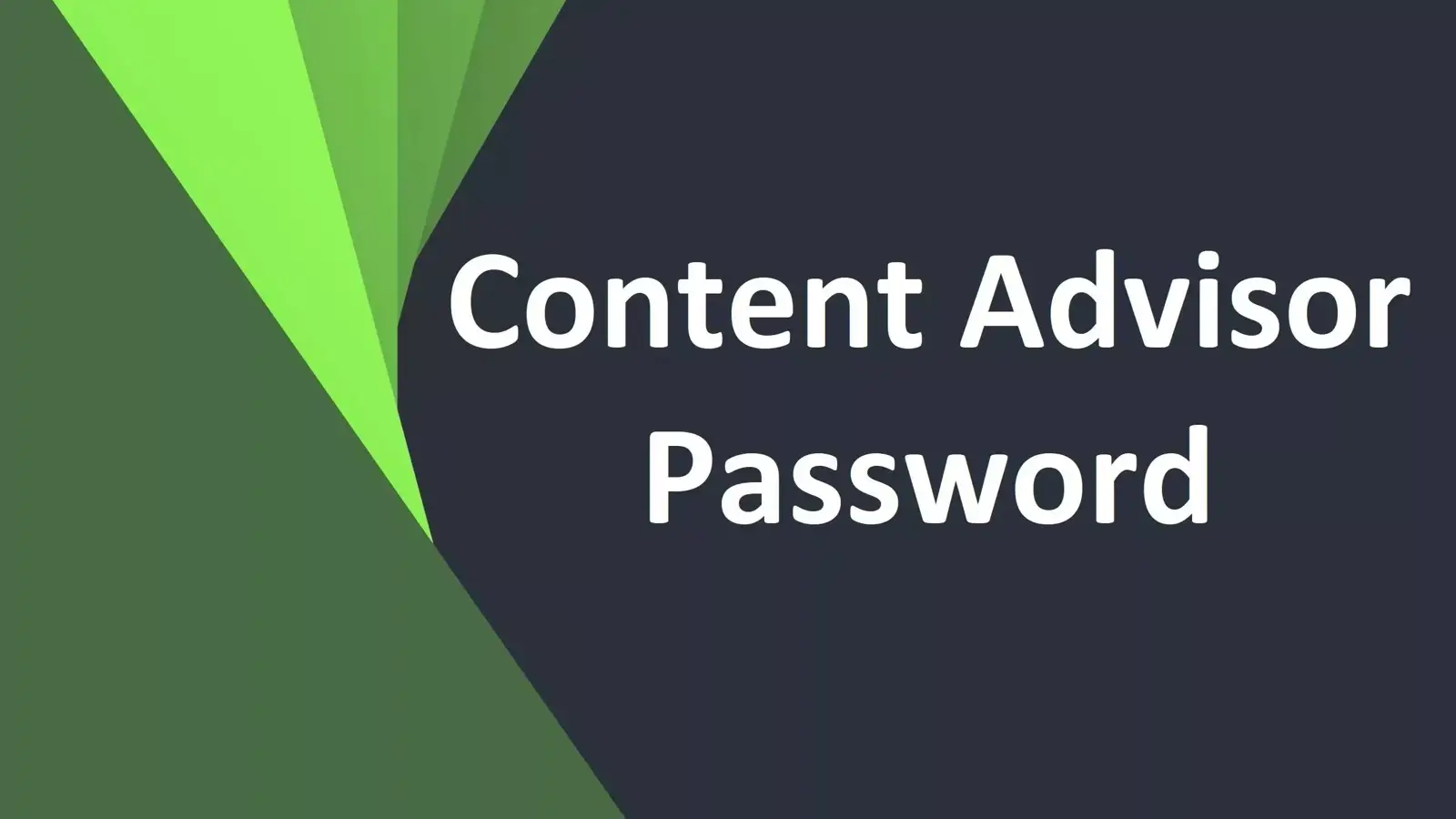 آموزش برداشتن پسورد Content Advisor در اینترنت اکسپلورر (IE)