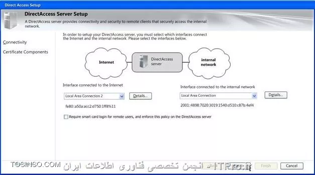 Direct Access Server Setup