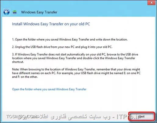 درود به همه دوستان خوب ITPRO ، با دومین جلسه از سری آموزش های مدارک بین المللی مایکروسافت موسوم به MCSA  در خدمت عزیزان هستم. در جلسه اول و قبل، ما در مورد انواع نسخه های ویندوز 8 و ویژگی های هر کدام از آنها بحث کردیم. در این جلسه اما، مبحث اصلی ما حول محور چگونگی نصب ویندوز و انواع روش هایی که در این زمینه کاربرد دارند خواهد چرخید. پس با ما باشید.

!! نکات مهم پیش از نصب ویندوز
فرض کنید ادمین شبکه ای بزرگ شده اید که در آن 500 کامپیوتر قدیمی با ویندوز XP وجود دارد، و بر اساس سیاست های کلی شرکت قرار است تمامی این سیستم ها به ویندوز 8  تغییر و ارتقا یابند. پس قطعا به سخت افزارهای پر قدرت تری نیازمند خواهیم بود تا چنین عملیاتی را انجام دهیم. حال اگر شما بدون هیچ بررسی فنی دقیق بر روی سیستم های فعلی شرکت، درخواست خرید سخت افزار یا نرم افزار برای 500 عدد کامپیوتر نمایید و پس از ارتقا متوجه شوید که فلان نرم افزار یا سخت افزار با تمام آن 500 کامپیوتر جدید سازگاری ندارد چه خواهد شد؟ یک فاجعه بزرگ که ممکن است به اخراج شما بیانجامد. خوشبختانه مایکروسافت برای حل این مشکل تدابیر خاصی را در نظر گرفته است که از جمله مهم ترین آنها می توان به موارد زیر اشاره نمود:

!! بررسی کلاینت ها با استفاده از Windows AIK
Windows AIK (WAIK) نام مجموعه ابزارهایی ست که مایکروسافت به کاربران ارائه نموده تا پیش از ایجاد هر گونه تغییر بر روی کامپیوتر یا مجموعه ای از کامپیوترها، به بررسی وضعیت آنها از لحاظ سخت افزاری و نرم افزاری پرداخته و از اینکه آنها قابلیت نصب ویندوز 8 را دارند مطمئن می گردد. بدین صورت که WAIK با بررسی وضعیت فعلی سخت افزارهای کامپیوتر و نیز سنجش قدرت آن، گزارشی را در این زمینه به ما ارائه خواهد داد و به ما خواهد گفت که آیا سخت افزارها و نرم افزارهای فعلی قابلیت ارتقا به ویندوز 8 را خواهند داشت یا خیر! آموزش کار کردن با این برنامه در جلسات بعدی به شما عزیزان داده خواهد شد. اما در اینجا تنها دانستن نام آن بسنده می کند.

!! انتقال دادن فایل های مهم ویندوز
بسیار مهم است که پیش از نصب ویندوز 8، اگر احیانا فایل و یا فایل هایی بر روی Desktop، My Documents یا درایو ویندوز فعلی (مثلا درایو C) داشته باشیم، ابتدا آنها را به درایوی دیگر منتقل کرده، چرا که اگر ویندوز 8 را بدون آپگرید کردن و به تازگی بخواهیم نصب کنیم، تمامی فایل هایی که در مسیرهای ذکر شده وجود داشته باشند، در حین عملیات نصب حذف و غیر قابل بازگشت خواهند شد. شایان ذکر است که در اینجا منظور از اسناد مهم، بیشتر فایل های موجود در My Documents و Desktop بوده، و برنامه های فعلی ویندوز مورد توجه نمی باشد.از رایج ترین روش ها برای انتقال فایل می توان به هارد دیسک های اکسترنال، حافظه های فلش، و نیز CD و DVD اشاره کرد، که فرد با رایت آنها بر روی CD و DVD، و یا انتقال آنها به حافظه های جانبی از حذف شدن احتمالی آنها جلوگیری به عمل خواهد آورد.

از دیگر روش های موجود، بهره گرفتن از برنامه های جانبی همچون USMT و نیز Windows Easy Transfer موسوم به WET می باشد. این برنامه های نیز برای انتقال فایل های مهم به جایی دیگر به غیر از کامپیوتر فعلی کاربر داشته و مورد استفاده قرار می گیرند. شایان ذکر است که در این قسمت، تمرکز ما بر روی WET بوده، و نحوه کار کردن با USMT در آینده به شما عزیزان آموزش داده خواهد. برای شروع به کار با WET ابتدا نیاز به تهیه کابل مخصوصی به نام Windows Easy Transfer Cable داریم. این کابل که نوع خاصی از کابل USB می باشد را می توانید در تصویر زیر ببینید: 
<center>
||http://tosinso.com/files/get/8be7d359-a7e6-4c60-ba9c-c3b05e9f5e10||
<center>
پس از تهیه کابل فوق، دو سرکابل را به پورت های USB دو کامپیوتری که قصد انتقال اطلاعات بین آنها را داریم وصل می کنیم. سپس در ویندوزی که قصد داریم اطلاعات آن را به ویندوز جدید منتقل نماییم، با رفتن به منوی Start و سپس قسمت System Tools بر روی Windows Easy Transfer کلیک کرده تا برنامه مذکور باز شود. در اینجا فرض ما بر این است که قصد انتقال فایل از ویندوز 7 به ویندوز 8 را داریم: ابتدا منوی Start ویندوز 7 را باز کرده، و سپس عبارت Windows Easy Transfer را در آن تایپ کرده تا برنامه باز شود
<center>
||http://tosinso.com/files/get/afdf3c37-6ca1-4645-94cf-fbe4931a9fb9||
<center>
پس از باز شدن برنامه بر روی کلید Next کلیک کرده تا به صفحه بعد برویم
<center>
||http://tosinso.com/files/get/b00512f9-659f-4a60-affc-34b88aa872ce||
<center>
در این قسمت از بین گزینه های پیش رو، گزینه اول، یعنی An Easy Transfer Cable را انتخاب می نماییم
<center>
||http://tosinso.com/files/get/cbbe4536-be69-4fb6-b359-5deb9c2dbff3||
<center>
در مرحله بعد گزینه This is my old PC را انتخاب و Next می کنیم
<center>
||http://tosinso.com/files/get/941bded3-dc35-45e5-962c-138aa90412af||
<center>
سپس در این مرحله ویندوز شروع به اسکن کامپیوتر قدیمی (ویندوز 7) کرده و هر آنچه را که قابلیت انتقال داشته باشد برای ما لیست خواهد نمود.
<center>
||http://tosinso.com/files/get/3771735b-fecf-43e1-a295-d04f09374bd5||
<center>
ما نیز مواردی را که WET برایمان لیست کرده را انتخاب و بر روی Next کلیک می نماییم
<center>
||http://tosinso.com/files/get/80c0114d-fadf-4945-b3d4-860639069d4f||
<center>
همان طور که در تصویر بالا نیز مشاهده می نمایید ویندوز پیشنهاد گرفتن پشتیبان از یوزرهای کامپیوتر فعلی و نیز پوشه های به اشتراک گذاشته شده را به ما داده، که ما نیز بدون ایجاد تغییری در آن، این موارد را پذیرفته و سپس بر روی Next کلیک می نماییم.در صفحه بعد WET برای رمزنگاری فایل هایی که از آنها پشتیبان خواهد گرفت، از ما می خواهد تا پسوردی دلخواه و نیز مسیری برای ذخیره فایل پشتیبان وارد کنیم، که ما نیز پس از وارد کردن پسورد و دادن مسیر مورد نظر برای ذخیره فایل، در نهایت بر روی Save کلیک کرده تا فرایند پشتیبان گیری آغاز گردد.
<center>
||http://tosinso.com/files/get/7081ea72-bb33-465d-9256-996b30b0c91b||
||http://tosinso.com/files/get/0e413bae-afb6-4cd9-b20d-6d10213b1f09||
||http://tosinso.com/files/get/ffacec91-1cbc-486a-98e3-6ed89cdafe24||
||http://tosinso.com/files/get/bdf1a7ea-24b5-48ed-972c-4b6f2267a87a||
<center>
حال که پشتیبان گیری با موفقیت به اتمام رسید، وقت آن رسیده تا ویندوز قدیمی یعنی 7 را حذف، و اقدام به نصب ویندوز 8 نماییم. مراحل نصب ویندوز 8  در جلسه آتی مورد بحث قرار خواهدگرفت.اینک پس از بوت شدن ویندوز 8 و شروع به کار آن، مجددا برنامه Windows Easy Transfer را باز کرده تا عملیات بازگردانی اطلاعات پشتیبان گرفته شده را با هم انجام دهیم: پس از انتقال کلیه فایل ها با موفقیت، و نصب ویندوز 8 بر روی کامپیوتر قدیمی،  اکنون بایستی فایل های پشتیبان گرفته شده را مجدد به آن کامپیوتر بازگردانیم. بدین منظور دوباره برنامه Windows Easy Transfer را باز کرده و با توجه به اینکه فایل های پشتیبان گرفته در کجا ذخیره شده اند اقدام به بازگردانی آنها می نماییم. در زیر می توانید مراحل را مشاهده نمایید:
<center>
||http://tosinso.com/files/get/14bb32e1-1b18-487b-b714-6405b975e230||
||http://tosinso.com/files/get/ed83c40a-8e63-4500-b3d4-d219720254e8||
||http://tosinso.com/files/get/4cae54cb-2e7c-48ea-bcca-aae043f9a7a4||
<center>
در اینجا از ما پرسیده می شود که آیا فایل پشتیبان را بر روی هارد دیسک کامپیوتر یا هارد اکسترنال ذخیره کرده اید؟ و ما با زدن Yes با آن موافقت کرده و Next می کنیم.
<center>
||http://tosinso.com/files/get/2b02a672-6d14-47bc-a1b0-e26a89e03feb||
<center>
آدرس محلی را که فایل پشتیبان گرفته شده را بر روی آن ذخیره کرده ایم داده، و بر روی Open کلیک می کنیم ، در قسمت بعد پسوردی را که در مراحل اولیه کار برای فایل بکاپ در نظر گرفته بودیم را وارد و Next می کنیم.
<center>
||http://tosinso.com/files/get/e1e745b3-e831-4295-a7df-5dad5dcfc027||
<center>
در پایان نیز بر روی دکمه Transfer کلیک کرده تا فرایند انتقال شروع گردد
<center>
||http://tosinso.com/files/get/6b6dcf10-389f-4fc3-8290-e15551da6574||
||http://tosinso.com/files/get/d1c8f8f3-9c0c-4f2d-8434-83d251e639f3||
<center>
پس از پایان یافتن مراحل بازگردانی نیز، اگر بخواهیم گزارش مربوطه و نیز جزییات کار را ببینیم بر روی See what was transferred کلیک و یا در غیر این صورت بر روی دکمه Close کلیک می کنیم.توجه داشته باشید که تمامی مراحل بالا برای پشتیبان گرفتن از یوزرهای موجود بر روی کامپیوتر فعلی، و نیز پوشه های به اشتراک گذاشته شده و نیز موارد مشابه به کار رفته بود.

!! بررسی صحت کارکرد درایورهای ویندوز فعلی با ویندوز 8
دومین موردی که پیش از نصب ویندوز بایستی مورد توجه قرار داد، درایورهای کامپیوتر قدیمی می باشد، بدین معنی که ادمین بایستی پیش از ارتقا، از اینکه سخت افزارهای موجود قابلیت کار کردن بر روی ویندوز 8 را داشته اطمینان حاصل نماید، در نتیجه ادمین موظف است تا پیش از نصب ویندوز کامپیوترهای شرکت، هوشمندانه کلیه سخت افزارهای موجود کامیپوترها به همراه درایورهای آن را تست نماید، تا در صورت نیاز سخت افزارهای جدید تهیه کند، و اگر نیز نیازی به تهیه سخت افزار جدید نبود، به سخت افزارهای فعلی بسنده نماید. برنامه ای که مایکروسافت برای این کار در اختیارمان گذاشته ابزارکی با نام Signature Verifier می باشد. این ابزارک کلیه درایورهای مربوط به سخت افزرهای کامپیوتر را تک به تک بررسی و در صورت مورد داشتن آنها با ویندوز و عدم سازگاری، آن را به ما اعلام خواهد کرد. بدین منظور ابتدا کنسول CMD (Command Prompt) را باز کرده و با تایپ Sigverif.exe برنامه مربوطه برایمان باز خواهد شد.
<center>
||http://tosinso.com/files/get/13b2663d-ce89-44d6-9e80-64d982eda0ce||
<center>
ضمن این که بایستی توجه داشت که در صورت وجود هر گونه خلل یا ناسازگاری در درایورهای فعلی کامپیوتر، این ابزارک آن را به شما نمایش داده، که در این صورت بایستی نسبت به رفع ایراد درایور و یا جایگزین کردن سخت افزار مربوطه اقدام نماییم.
<center>
||http://tosinso.com/files/get/f405c5b4-ac69-4aec-9588-03c9078d2f67||
||http://tosinso.com/files/get/62482703-86f1-4172-9b4e-02df4c6f79ec||
||http://tosinso.com/files/get/568ae354-0458-4522-90f8-899357fa6ed3||
<center>
اکنون که کلیه موارد لازم برای نصب ویندوز 8  را با هم مورد بررسی قرار دادیم و از عدم وجود هرگونه عیب و ایراد احتمالی رد سیستم مطمئن شدیم، زمان آن فرا رسیده تا شروع به نصب ویندوز 8 نماییم. مراحل و هم چنین توضیحات مربوط به نصب ویندوز 8 در جلسه بعدی خدمت عزیزان ارائه خواهد شد.
<left>
شاد باشید و سربلند
<left>

نویسنده : اسحاق احمدپور
منبع :| جزیره سرویس های شبکه مایکروسافت وب سایت توسینسو::https://tosinso.com/microsoft|
هرگونه نشر و کپی برداری بدون ذکر منبع و نام نویسنده دارای اشکال اخلاقی است