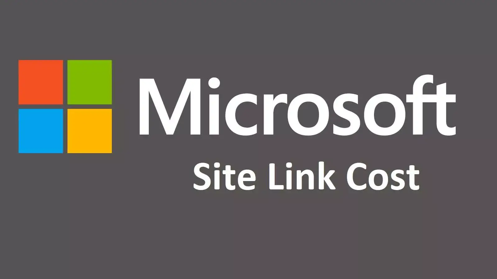 Site Link Cost چیست؟