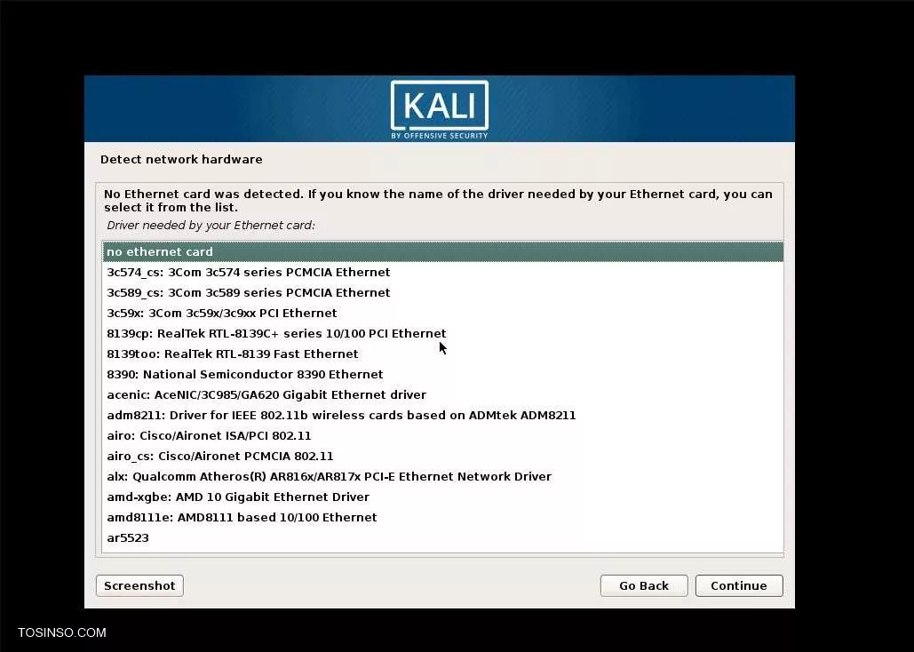 با سلام خدمت تمام دوستان . 

 من نسخه 2018 رو روی Vmware نصب میکنم . دستگاه من سورفیس هستش و فقط یه کارت شبکه وایرلس داره .موقع نصب توی این مرحله گیر میکنه ونمیتونه کارت شبکه رو پیدا کنه . ممنون میشم دوستان اهل فن کمک کنن. ||https://tosinso.com/files/get/ee82c236-4b69-466e-96bd-24a5fd241cd6||