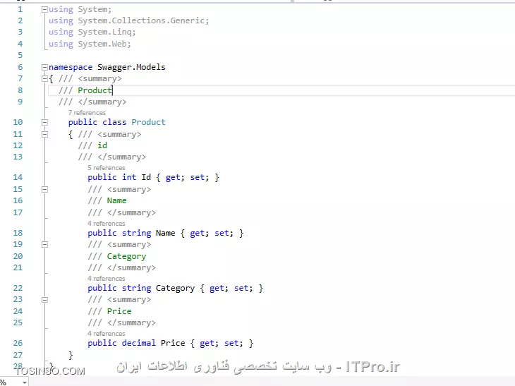 کلاس product