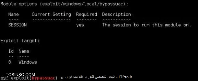بالا بردن سطح دسترسی در ویندوز با دور زدن (User Access Control (UAC از طریق لینوکس کالی