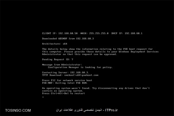 سلام دوستان ، چرا f12 رو میزنم boot نمیشه ومیگه restart کن و بازم همین میگه (تصویر پایین)
||http://tosinso.com/files/get/efd3614d-a36c-4972-9813-ed119d46d2e4||

وبرای این ارور باید چیکار کنم!!
||http://tosinso.com/files/get/3b1962e3-09ac-47ba-9a1e-ccfcc9519f39||