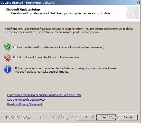 آموزش تصویری و گام به گام Forefront TMG 2010