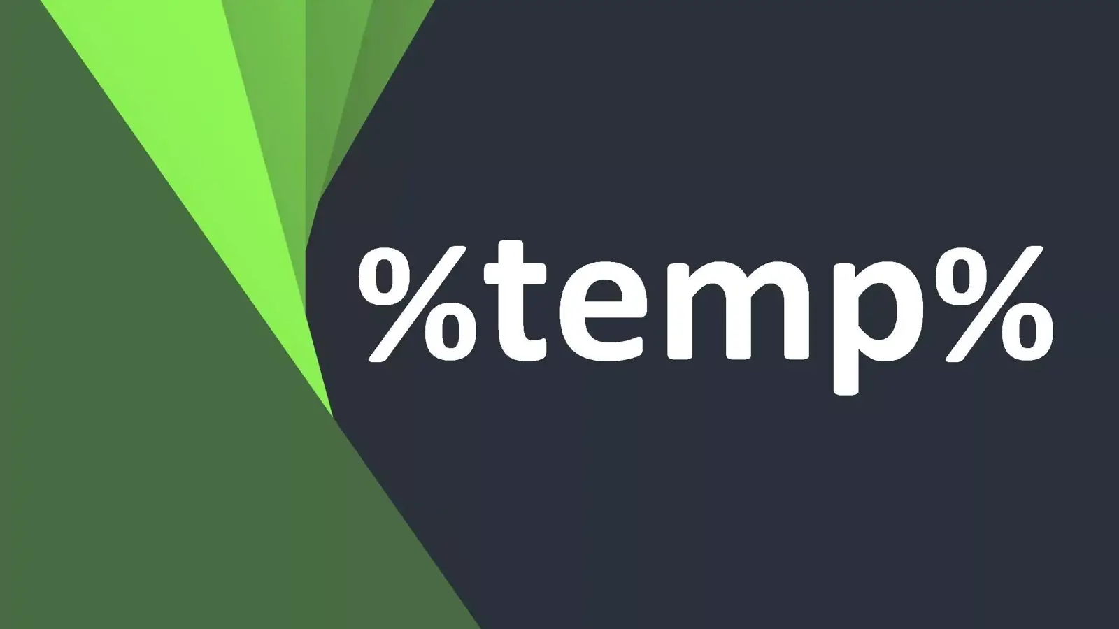 آموزش حذف محتویات temp ویندوز : چگونه پوشه temp را پاک کنیم؟