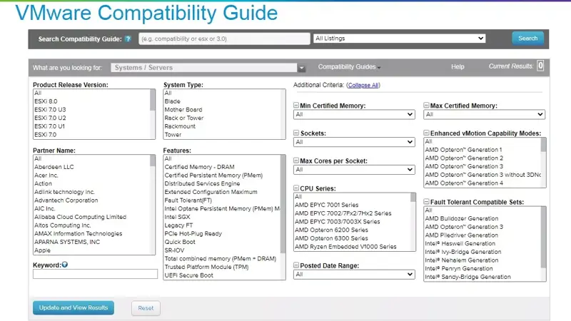VMware Compatibility Guide چیست