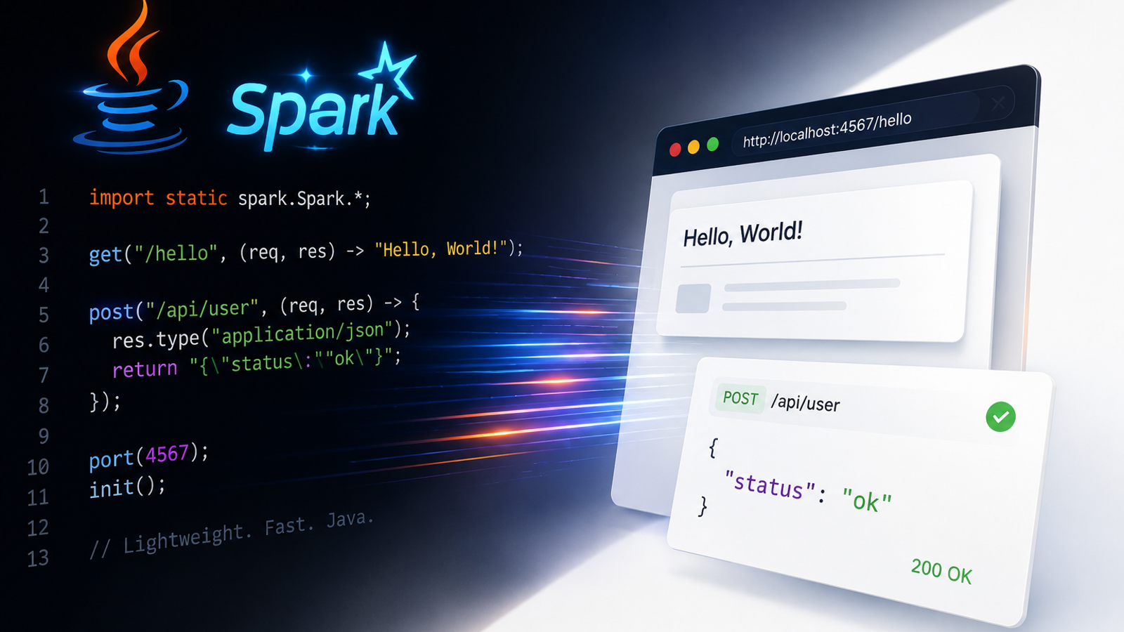 جاوا بدون سنگینی: ساخت وب‌سایت و API در چند خط کد با Spark Java